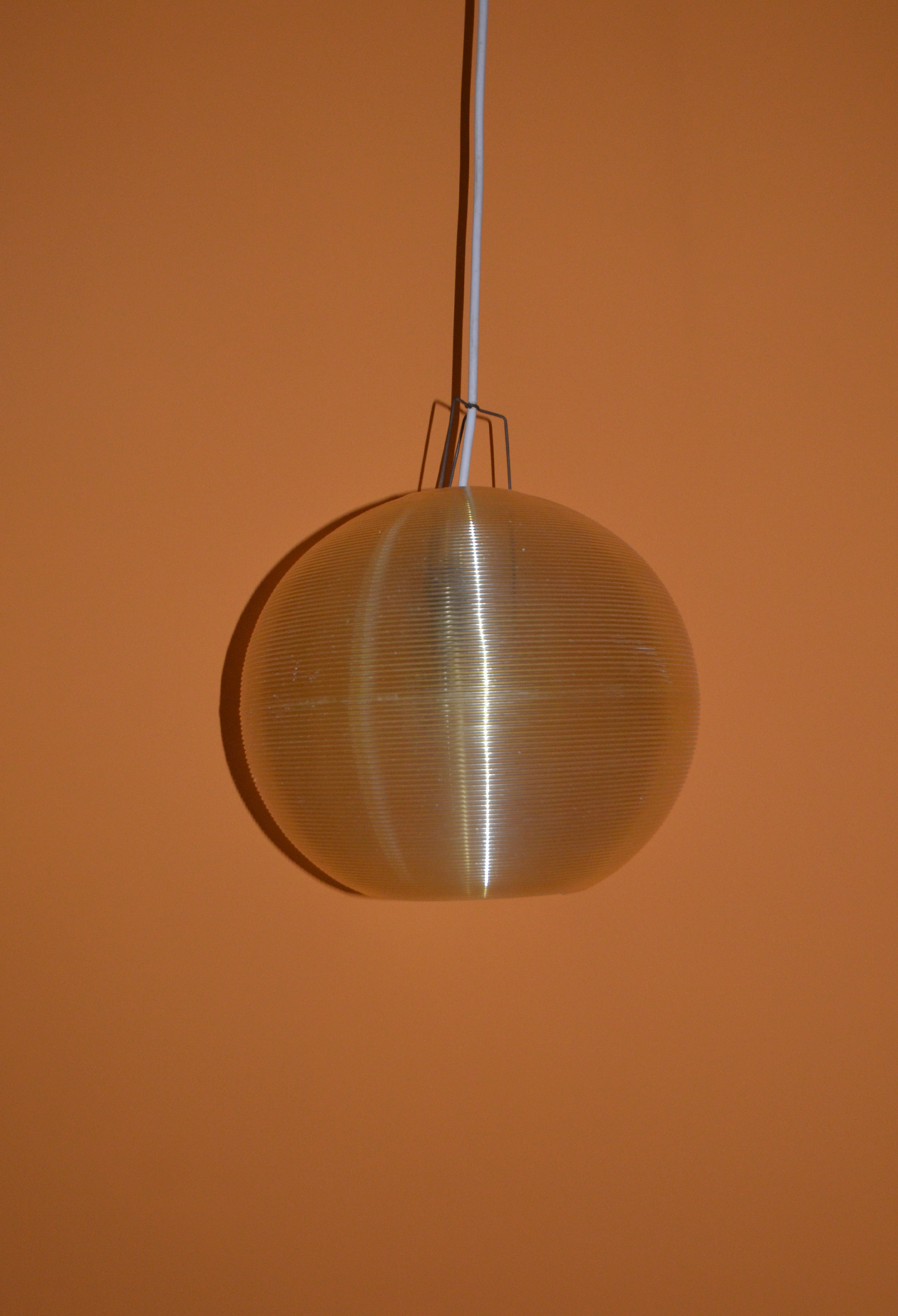 Rolaflex Lemon Acrylic Pendant