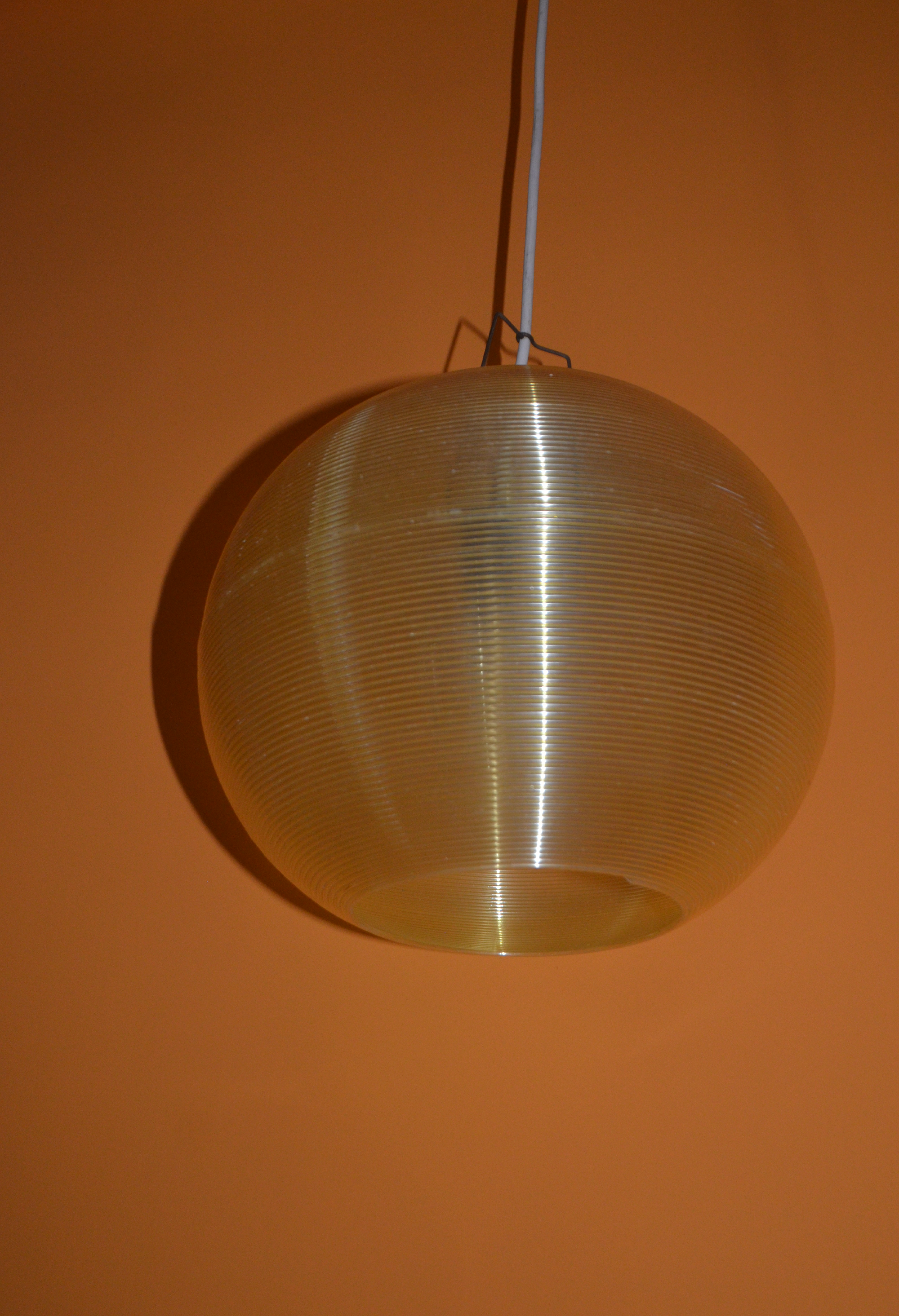 Rolaflex Lemon Acrylic Pendant