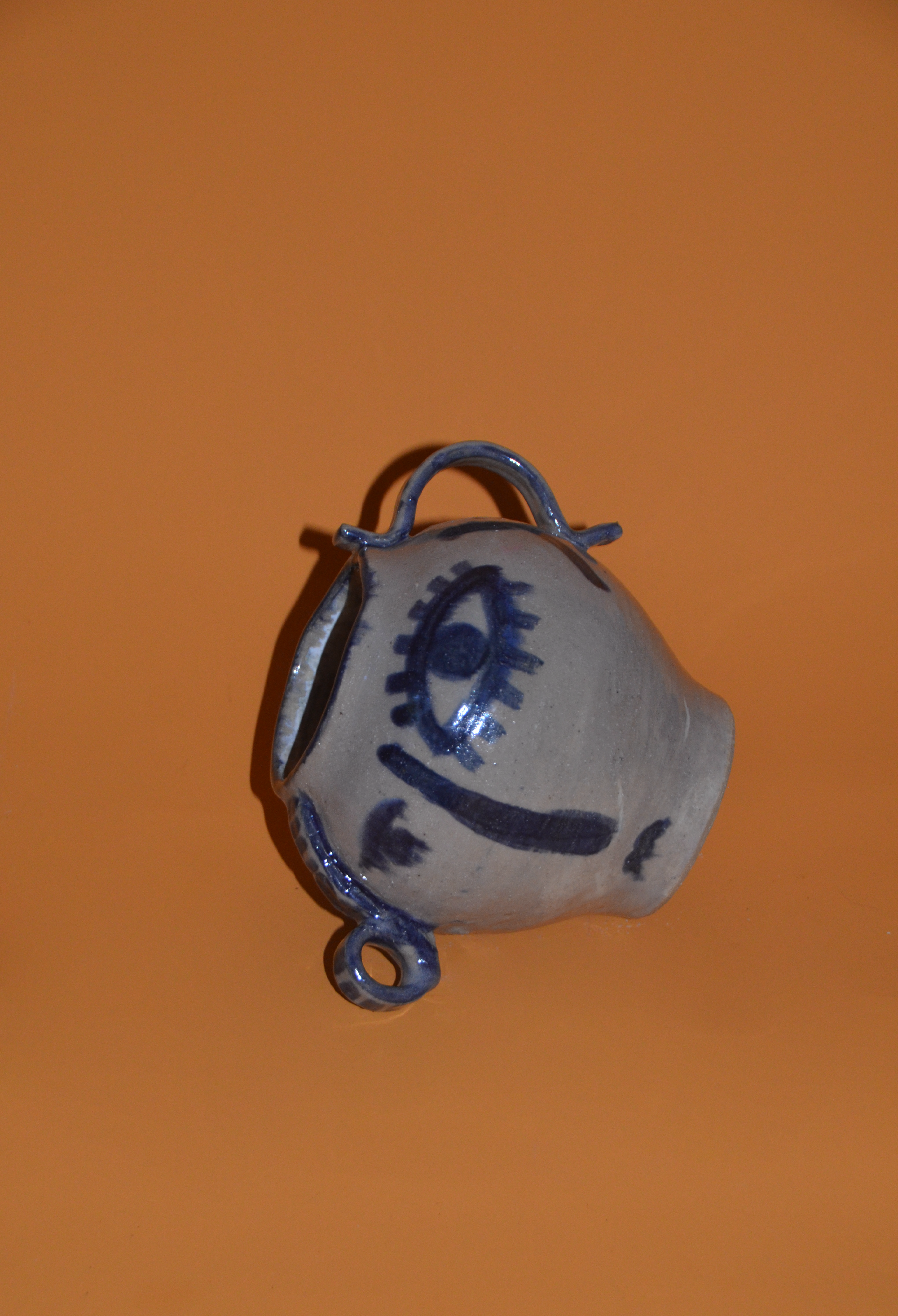 Ceramic Blue Vase 2