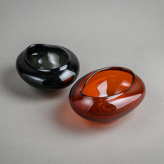 Candy Dish Pair | Black Punch & Red Punch