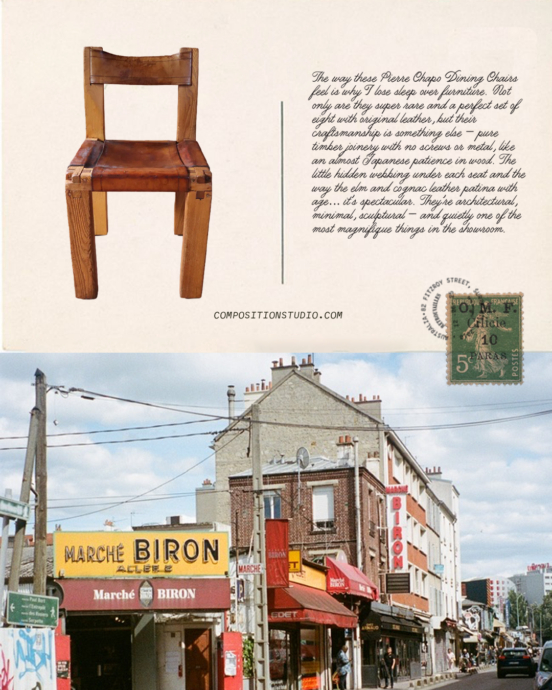 S11 Dining Chairs by Pierre Chapo