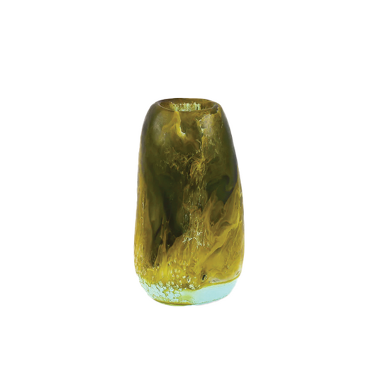 DINOSAUR DESIGNS| Small Pebble Vase | Malachite