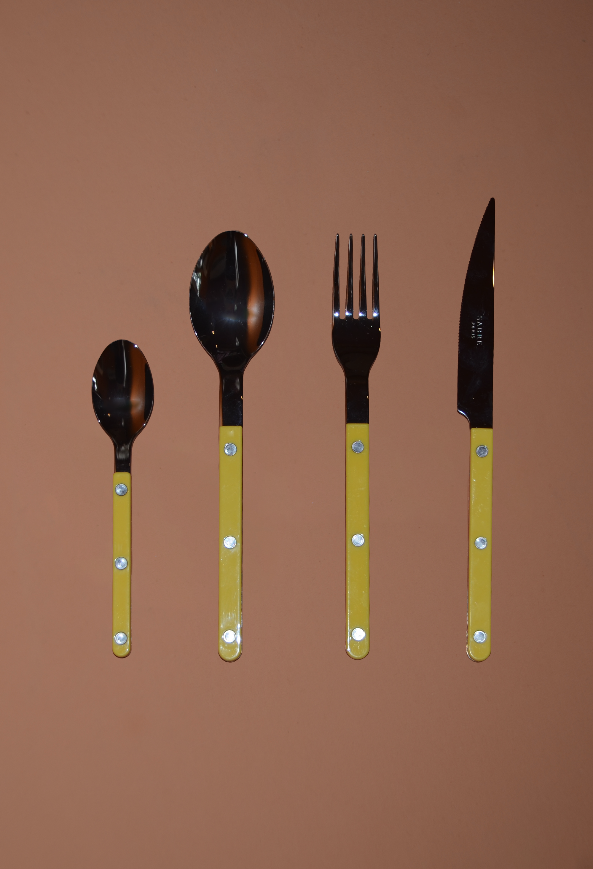 24pc Bistrot Cutlery Set | Yellow