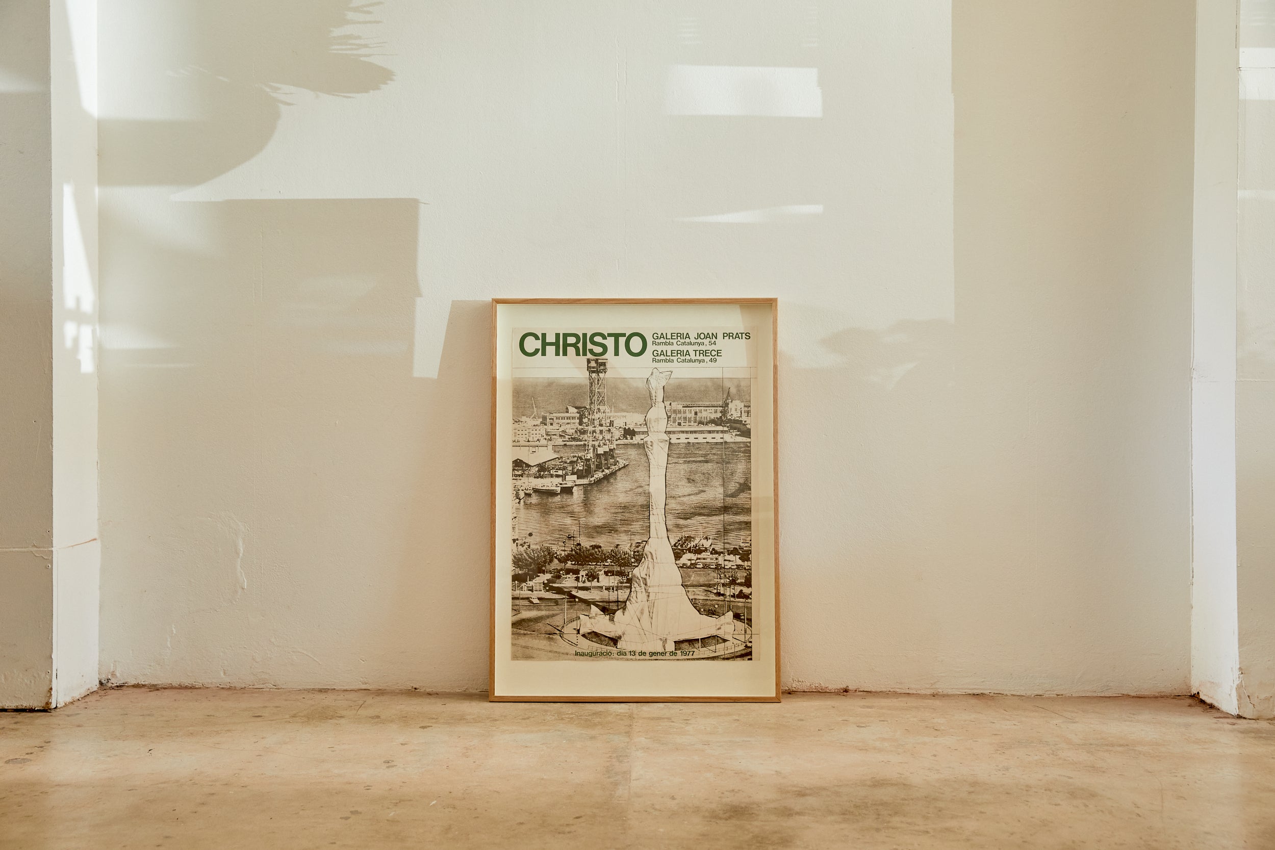 Jeanne-Claude and Christo 'Barcelona' Exhibition Poster