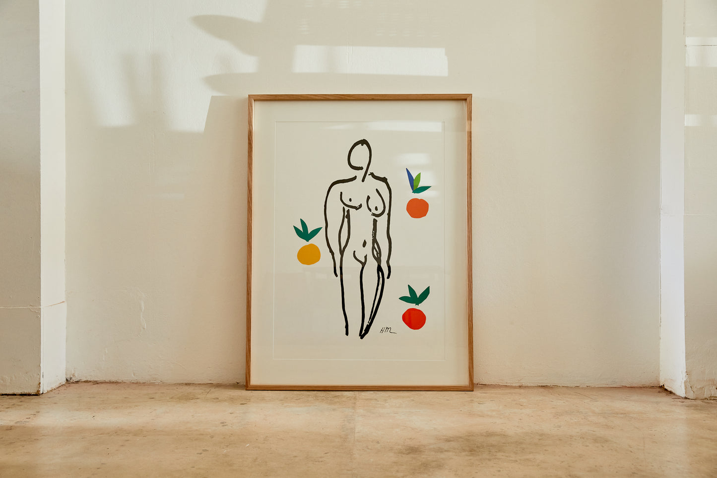 Henri Matisse 'Nu Aux Oranges' 1953 Offset Serigraph