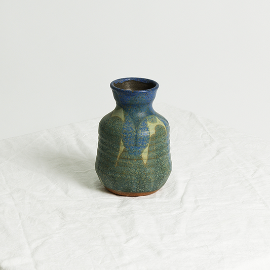 Poured Glaze Effect Vase