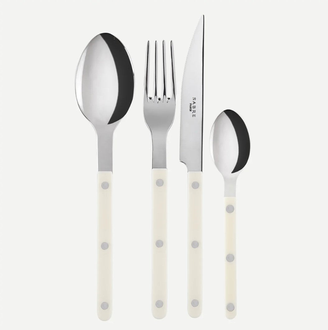 SABRE|24pc Bistrot Cutlery Set | Ivory
