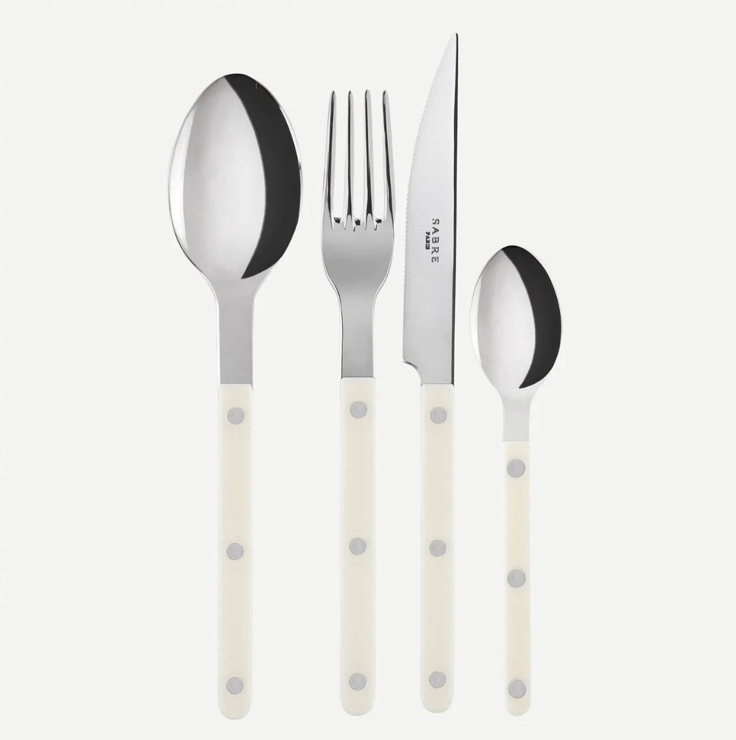 SABRE| 24pc Bistrot Cutlery Set | Ivory