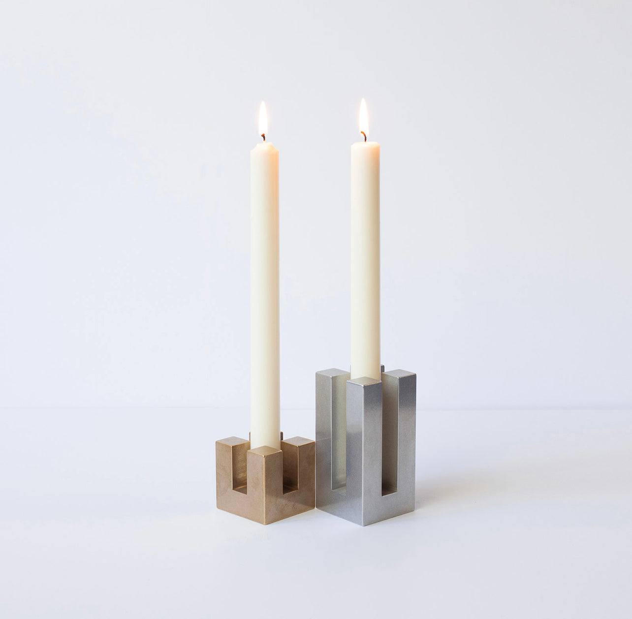 CORBET | Tall Candle Block | BRASS