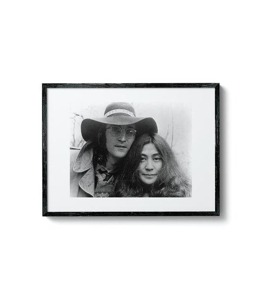 John Lennon & Yoko Ono, Central Park 1973 by Bob Gruen
