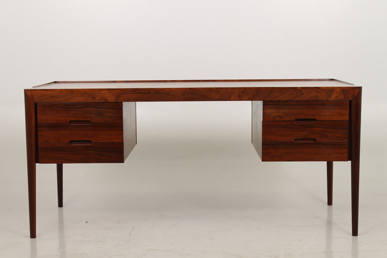 Rosewood Desk by Haslev Møbelsnedkeri