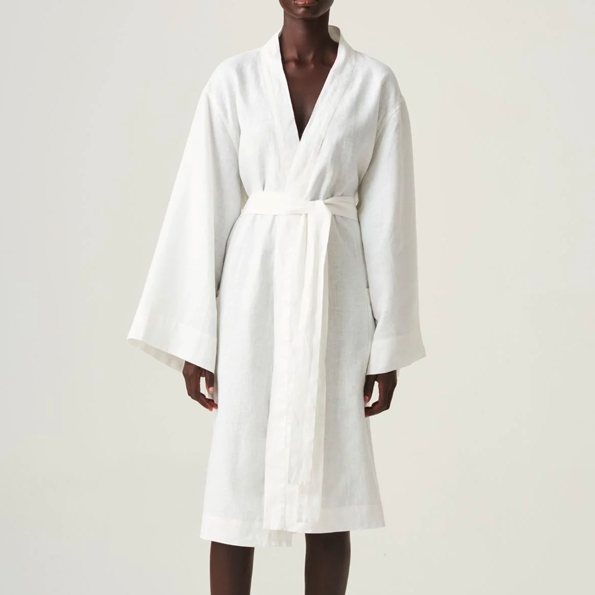 100% Linen Robe